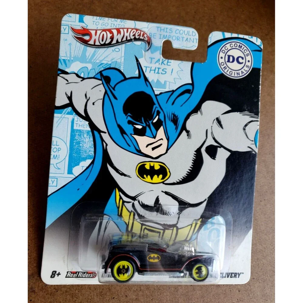 2011 Hot Wheels DOUBLE DEMON DELIVERY Black Pop Culture DC Comics 1:64 RR-5SP
